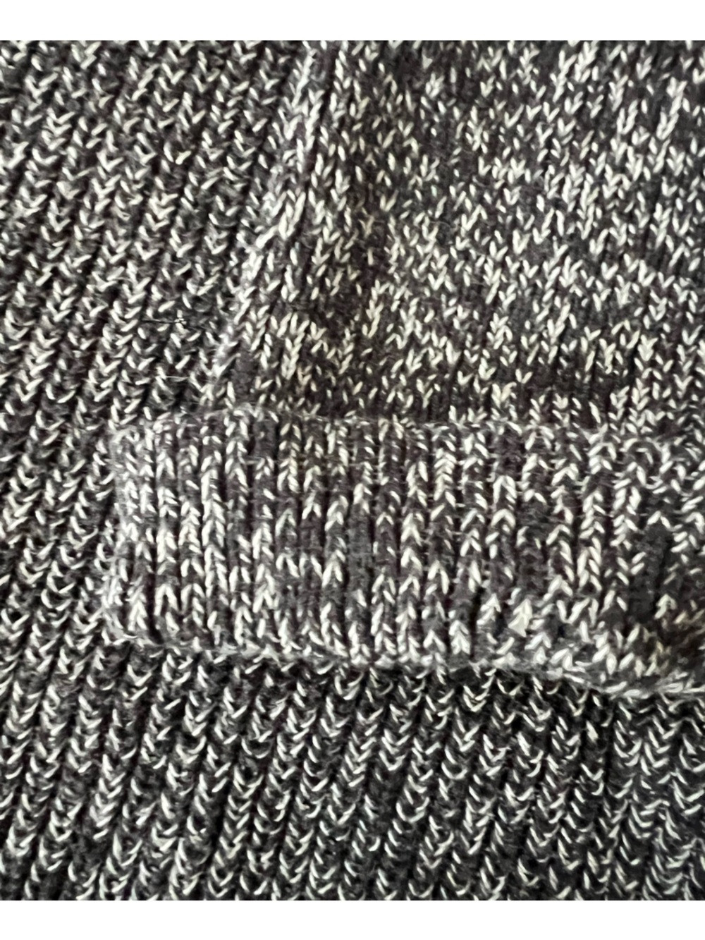 Calvin Klein Black and White Marled Knit Sweater - Picture 5 of 6